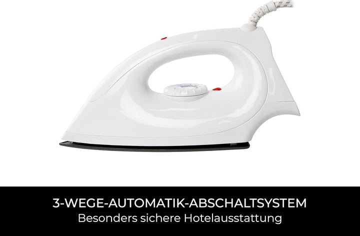Corby Sherwood Trockenbügeleisen, 1200 W, Weiss, EU-Stecker