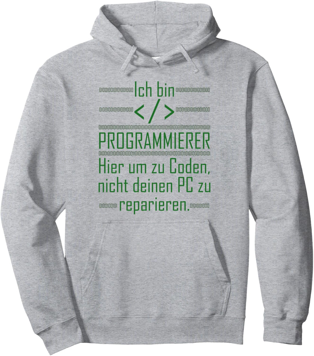Programmierer Computer Coder Developer Kodierer Informatiker Pullover Hoodie