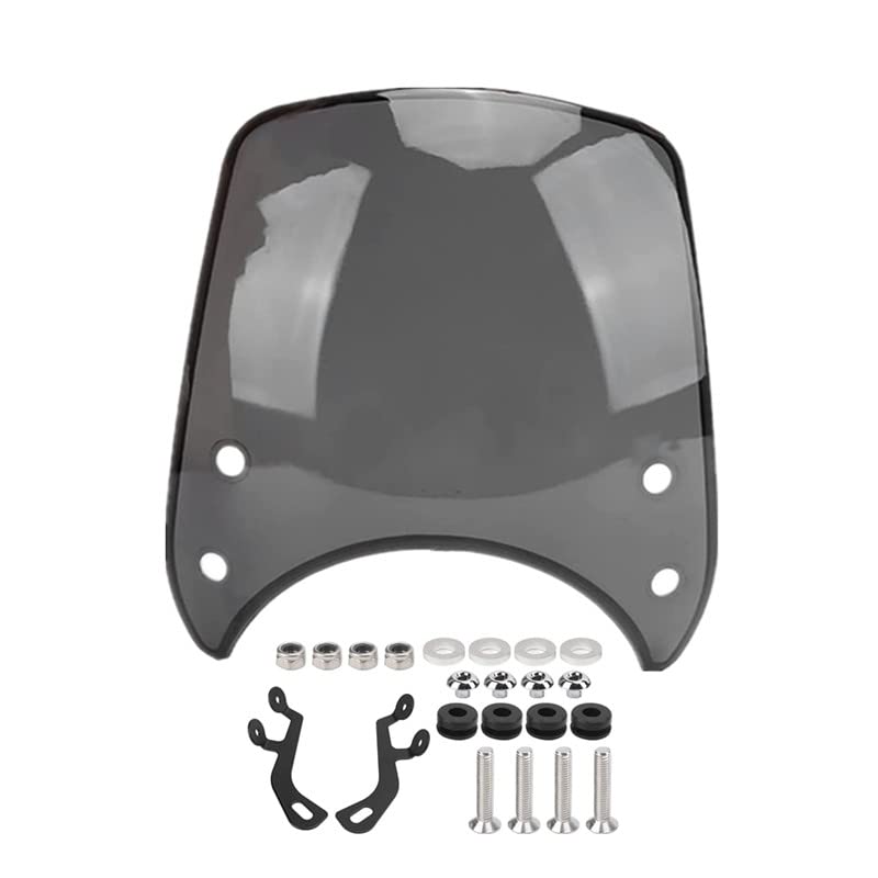 Retro Motorrad Windschutzscheibe Scheinwerfer Verkleidung Windschutzscheibe Spoiler Windschutzscheib