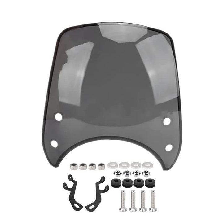 Retro Motorrad Windschutzscheibe Scheinwerfer Verkleidung Windschutzscheibe Spoiler Windschutzscheib