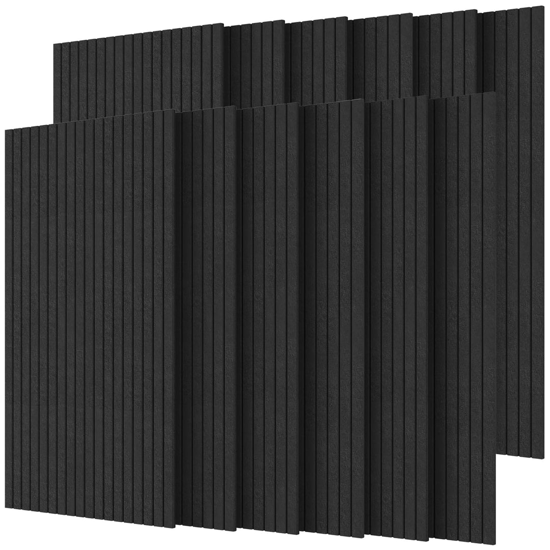 TONOR 12 Pack Akustikpaneele selbstklebend, 120x60x0.9 cm Schalldämmung Schallschutz wand Schallschu