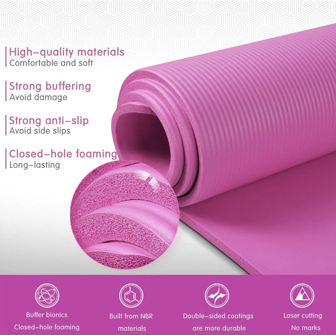 Gymnastikmatten mit Gurte Eine Vielzahl von Farben und Spezifikationen Keine Phthalate Yogamatten Ei
