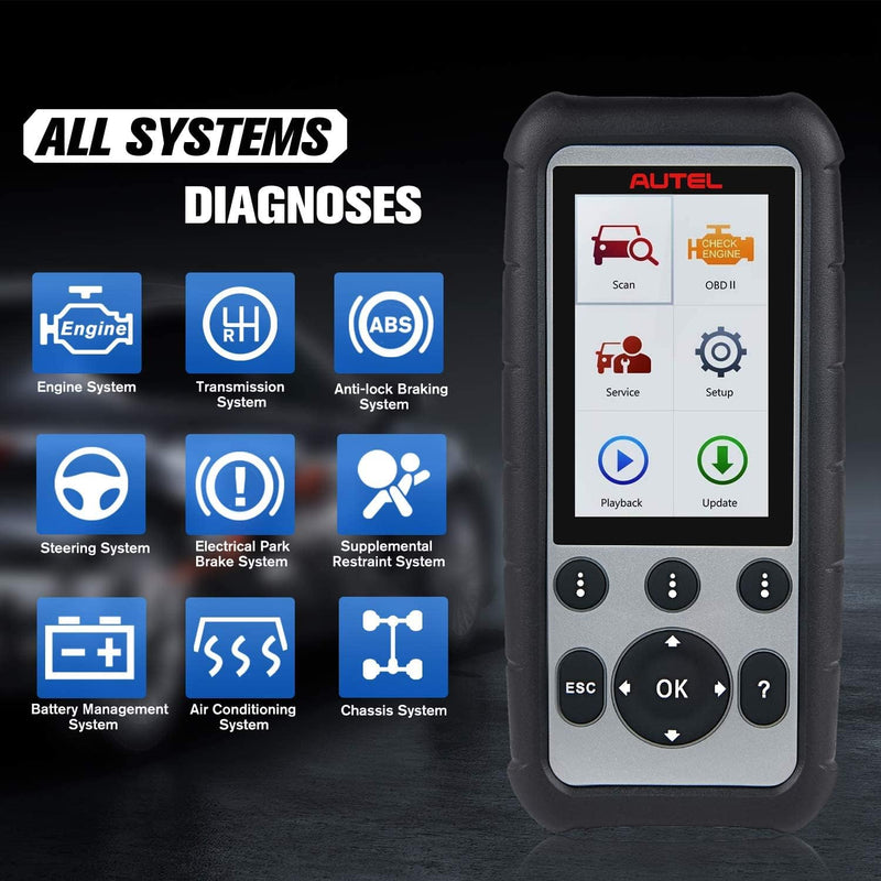 Autel MaxiDiag MD806 Pro Auto Diagnosegerät, 2024 Neuestes Alle System Diagnose und Ölreset, EPB, SA