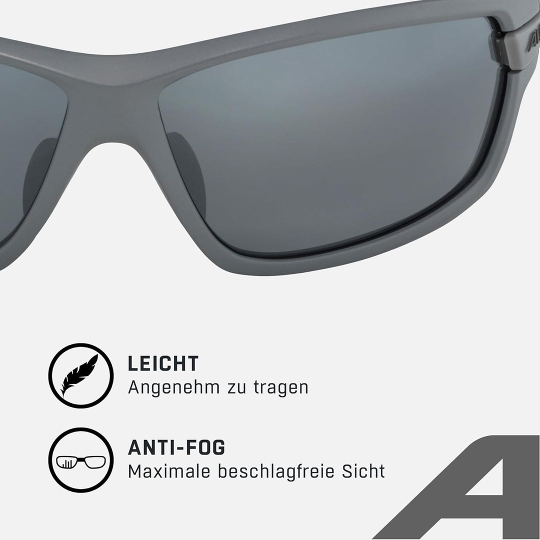 ALPINA TRI-SCRAY 2.0 - Indiv. Anpassbare, Bruchsichere Wechselscheiben Sport- & Fahrradbrille Mit 10