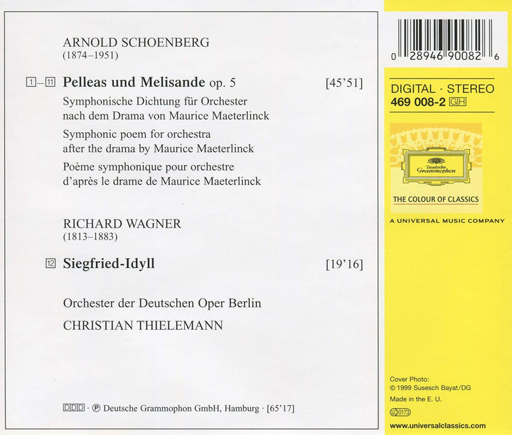 Pelleas und melisande / Siegfried-I., Audio-CD
