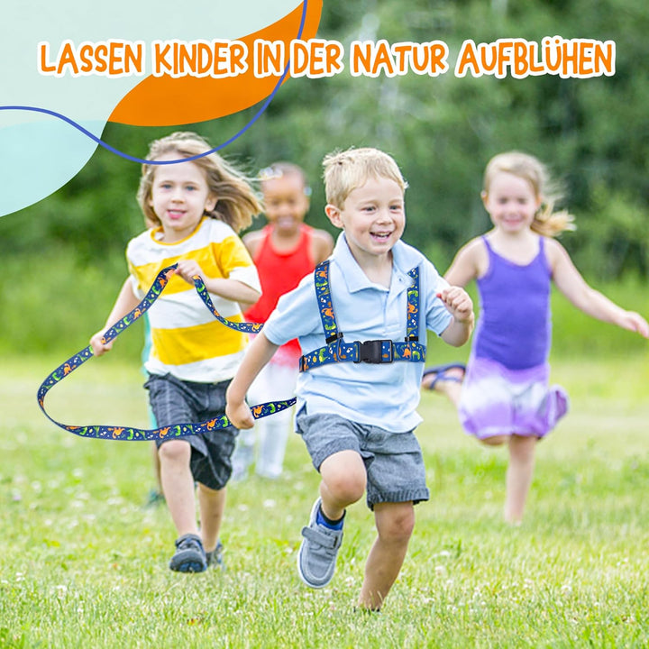Pferdeleine zum Spielen für Kinder, Verstellbares Pferdegeschirr für Kinder, Pferde Spielleine für J