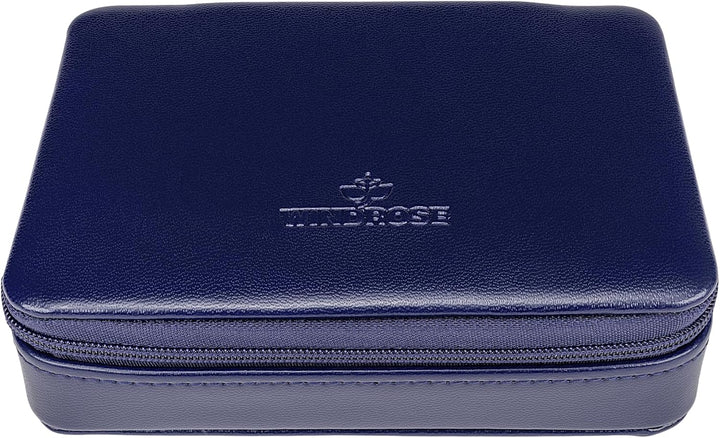 Windrose Charmbox klein merino moda/dunkelblau, Dunkelblau