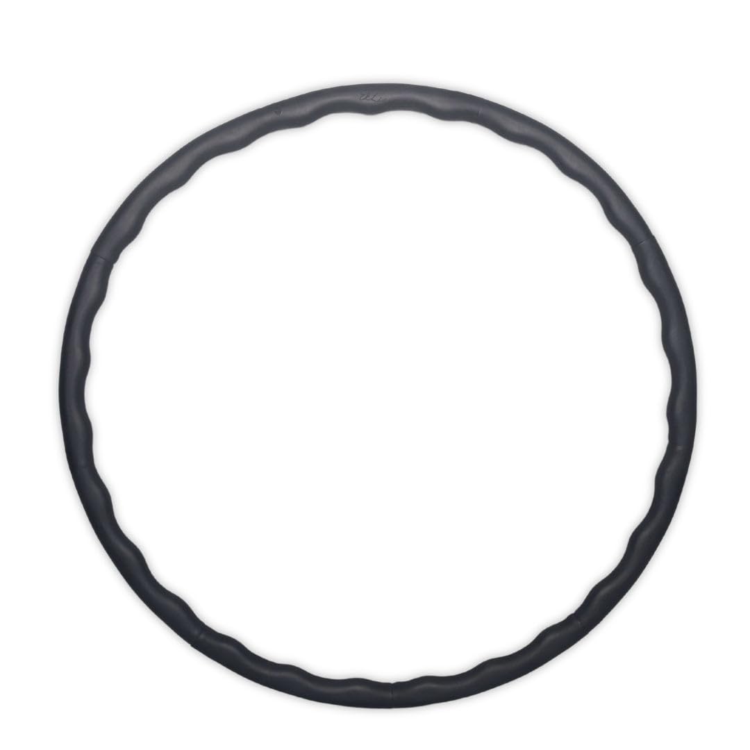 M+ - DAS ORIGINAL - Extra grosser Hula Hoop Reifen (115 cm Durchmesser), Curvy Gymnastikreifen zum A
