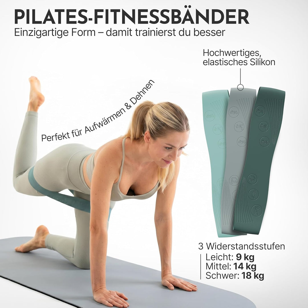 NEOLYMP Pilates Set für Zuhause – Pilates Ball, Pilates Ring &amp; Gewichte – Komplettes Pilates Zubehör