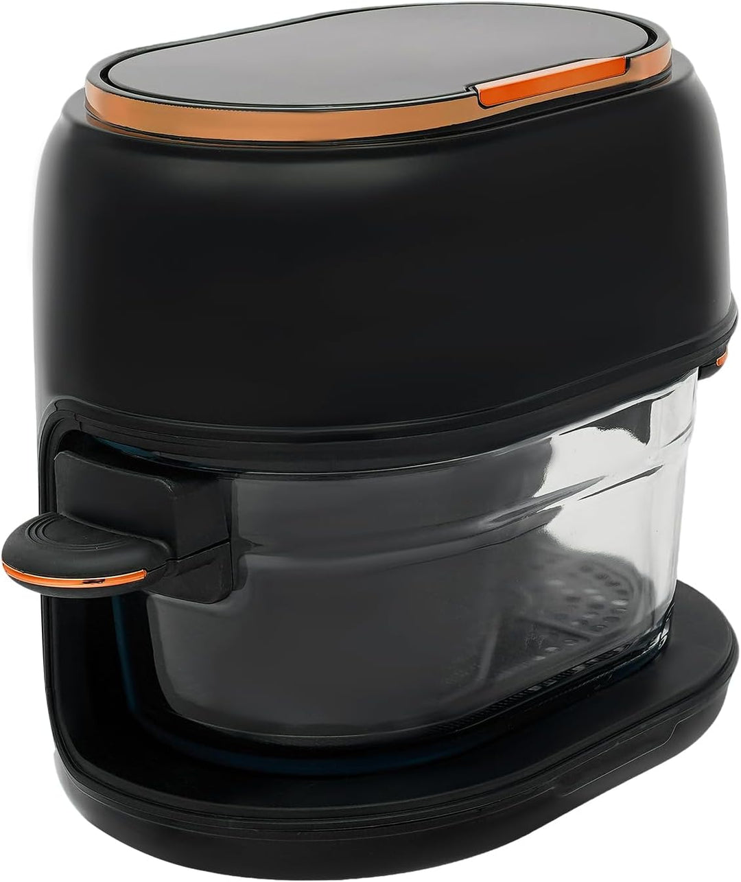 Air Fryer Heissluftfritteuse Glas 4L, Ölfrei Fritteuse mit Touch Display, 1350W, Timer &amp; Temperaturr