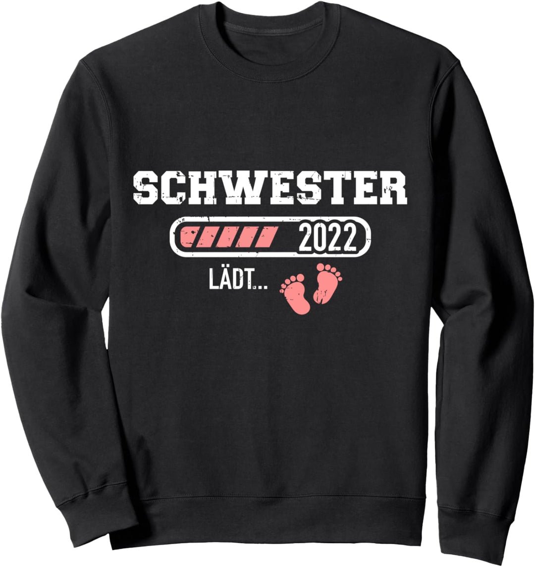 Schwester 2022 lädt Schwangerschaft verkünden Sweatshirt