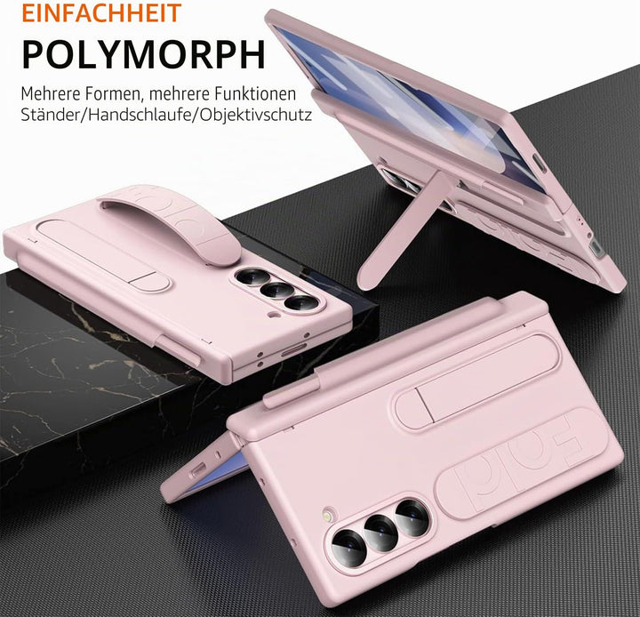 NINKI für Samsung Galaxy Z Fold 5 Hülle mit Displayschutz Samsung Fold 5 Hülle mit Stift Halter Gala