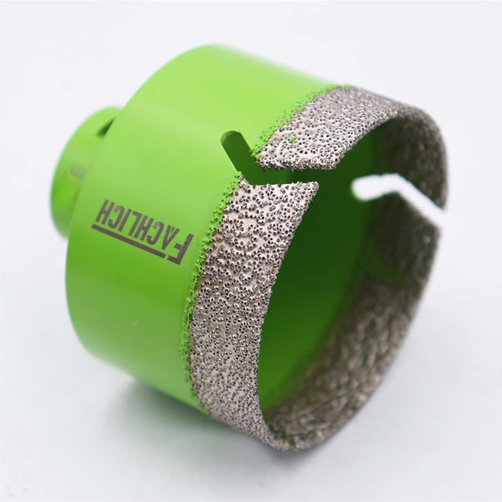 FACHLICH Diamantbohrer Fliesenbohrer 68mm Diamant-Bohrkronen Lochsäge M14 Gewinde für Porzellan Flie