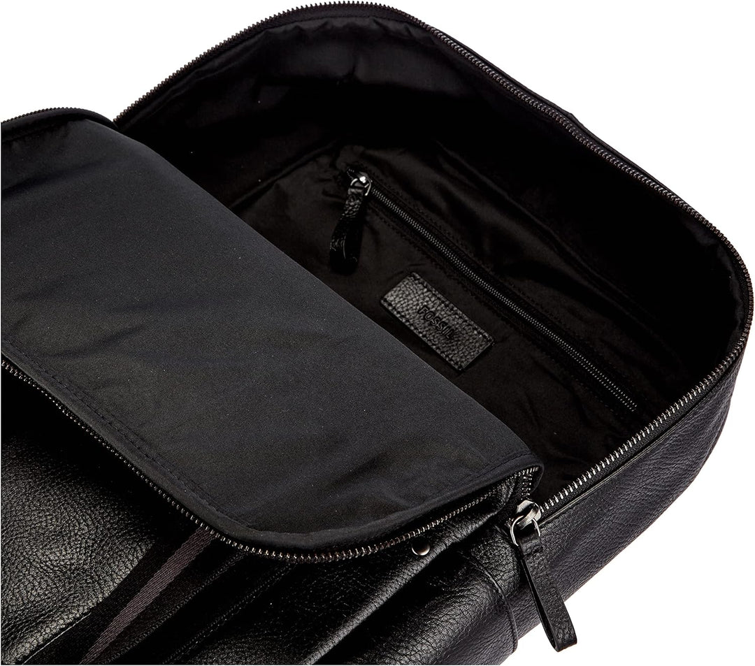 Fossil Herren Arbeitstasche Houston Leder 41,28 cm L x 9,53 cm B x 29,21 cm H Schwarz, Schwarz