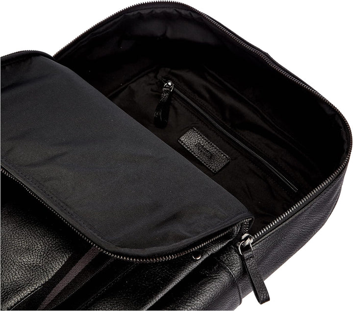 Fossil Herren Arbeitstasche Houston Leder 41,28 cm L x 9,53 cm B x 29,21 cm H Schwarz, Schwarz
