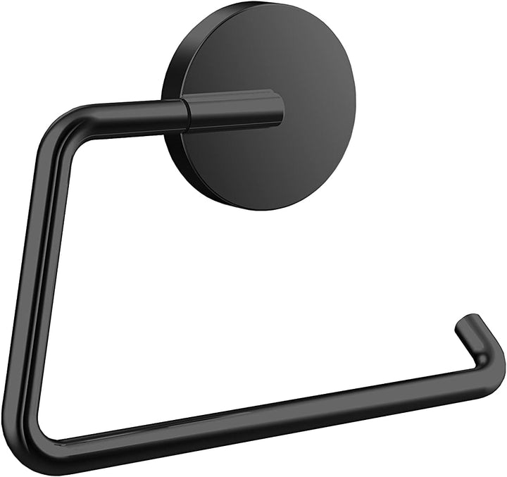 emco Round Papierhalter ohne Deckel, eleganter Toilettenpapierhalter zum Schrauben oder Kleben aus M