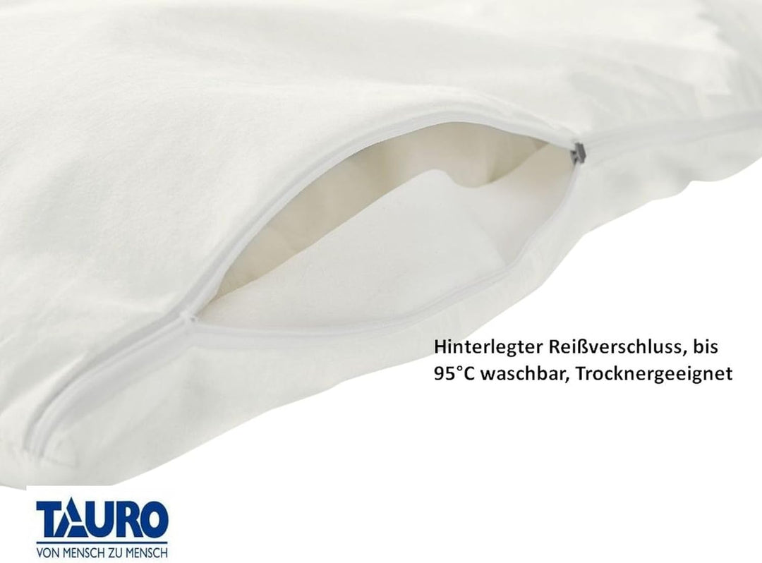 Matratzenbezug Encasing 160 x 200 cm Milbenkotdicht rundum Höhe 20 cm Zertifiziert TAURO (24604) 160