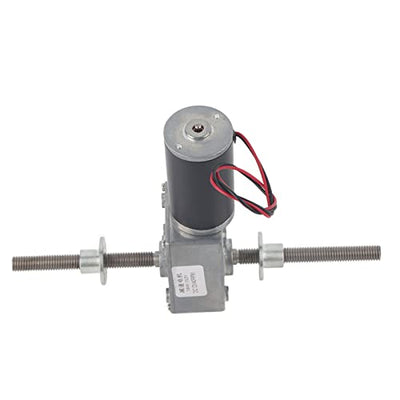 12V Getriebemotor mit hohem Drehmoment, M8 Doppelwellen 1280 Motor Schnecken Getriebemotor Koaxial U