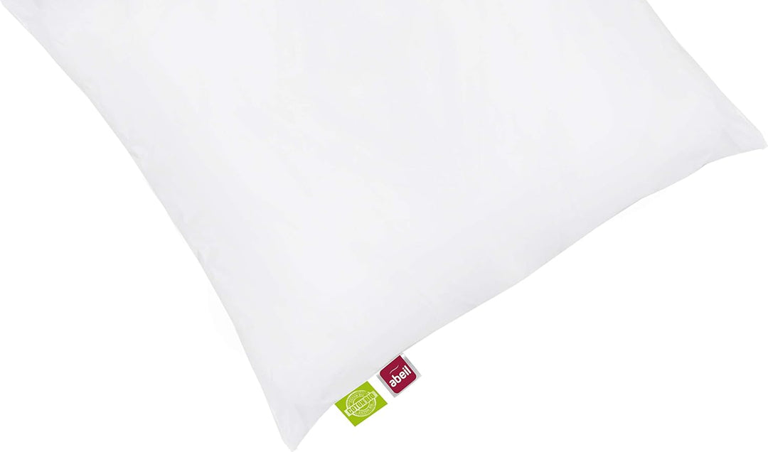 Abeil Kissen Bio Attitude Baumwolle weiss 45 x 70 cm 2 Stück 45 x 70 cm Set mit 2 Kopfkissen Glatt,
