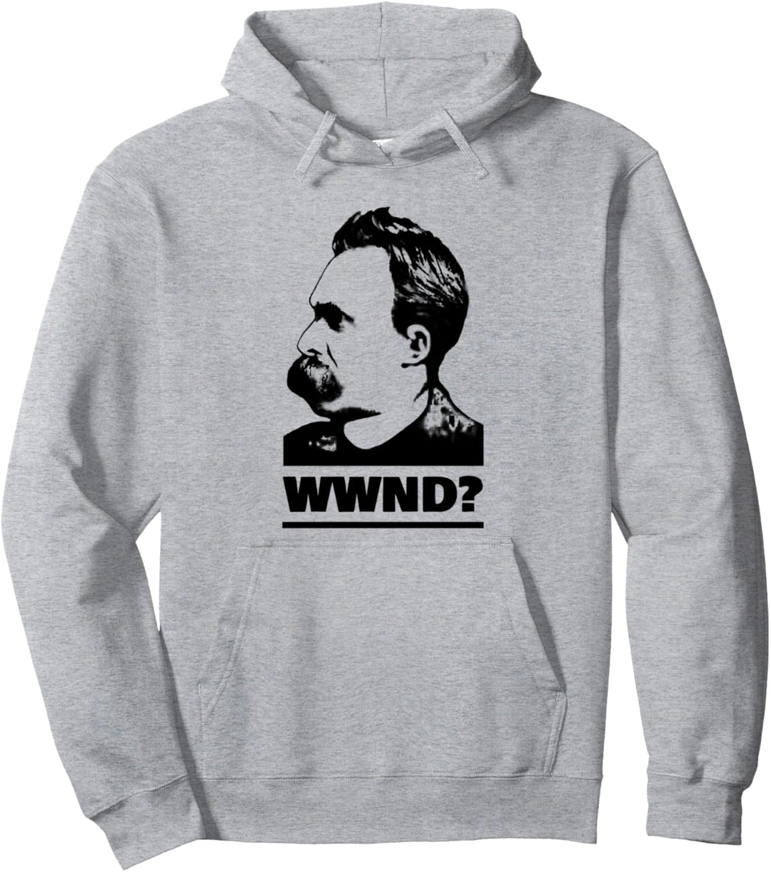 Was würde Nietzsche tun? - Existenzialistische Frage Pullover Hoodie