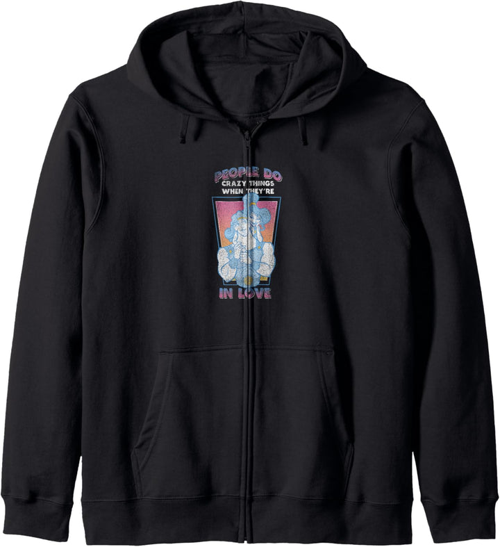 Disney Hercules Megara Vintage Love Quote Fleece Kapuzenjacke