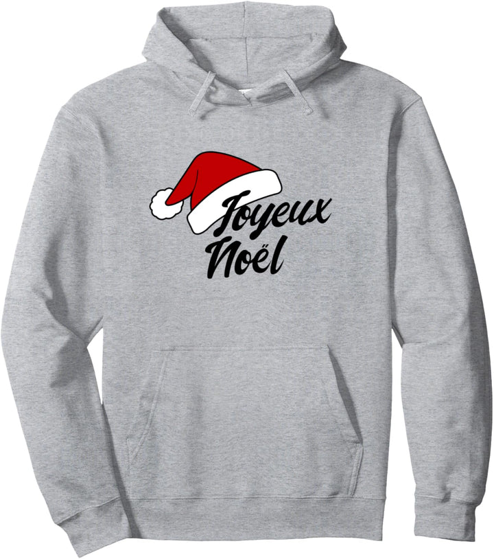 Joyeux Noel Frohe Weihnachten auf Französisch Pullover Hoodie
