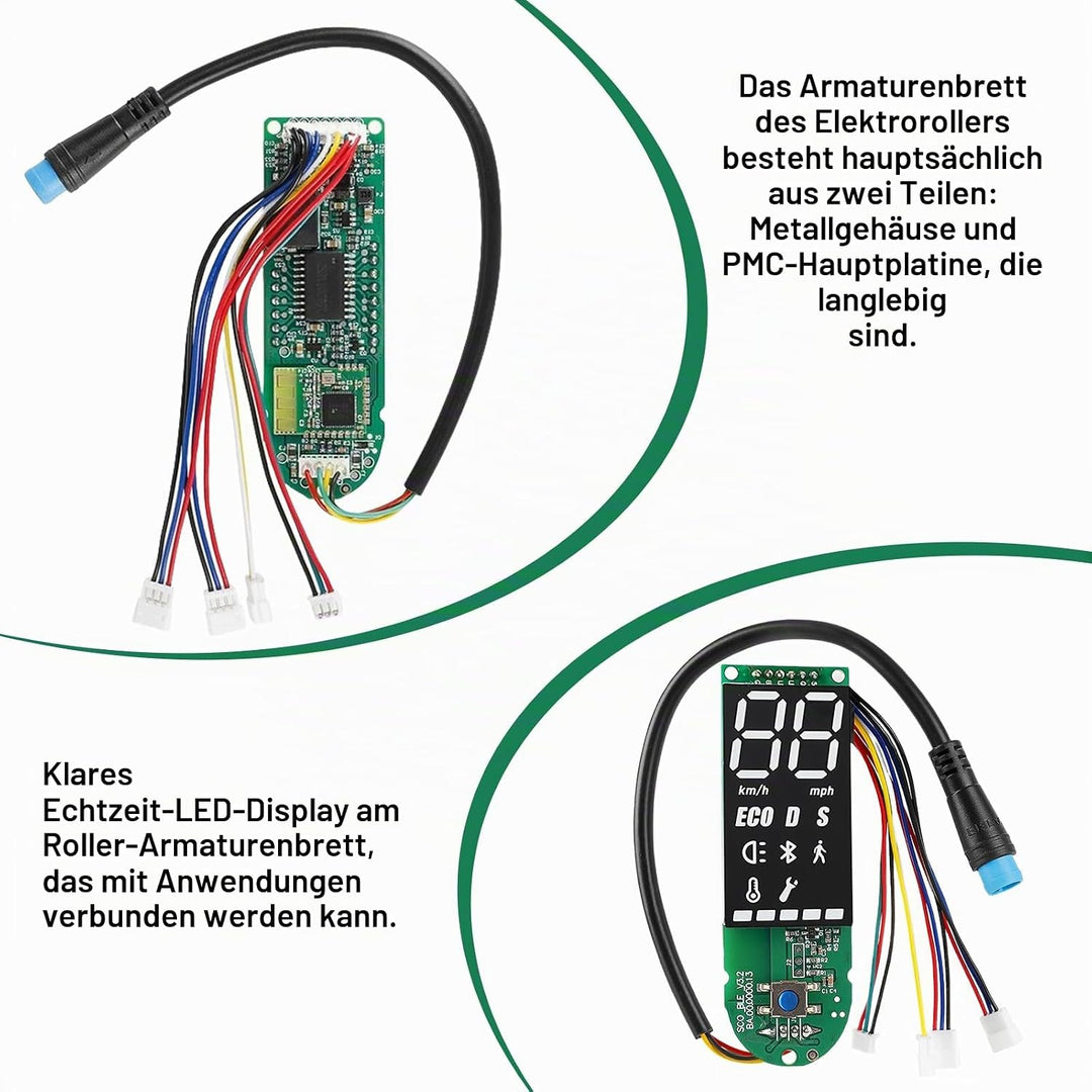 Elektroroller Dashboard, Elektroroller-Armaturenbrett, Elektroroller Armaturenbrett, Elektroroller-P
