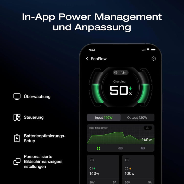 EcoFlow Rapid Pro X Powerbank 27650mAh 320W mit 3 USB C Anschlüssen, Laptop Powerbank 140W Ausgang,