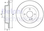 Delphi Bremsscheiben Hinten Voll 2X Ø 262Mm | Bg4564
