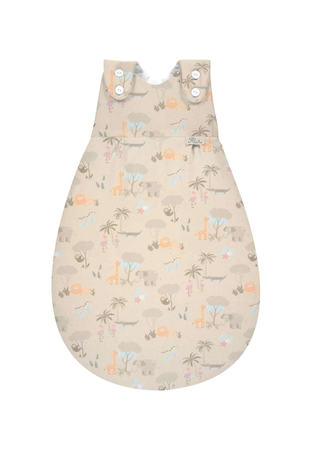 Alvi Baby-Mäxchen Aussensack Bio-Baumwolle Baby Schlafsack, 2.5 TOG, für Sommer und Winter, Ganzjahr