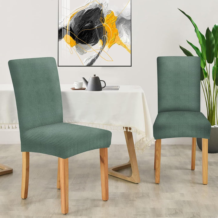 Ystyle Stretch Stuhlhussen 2er Set, Stuhlbezug Elastisch Abnehmbarer Waschbarer, Universal Hussen Fü