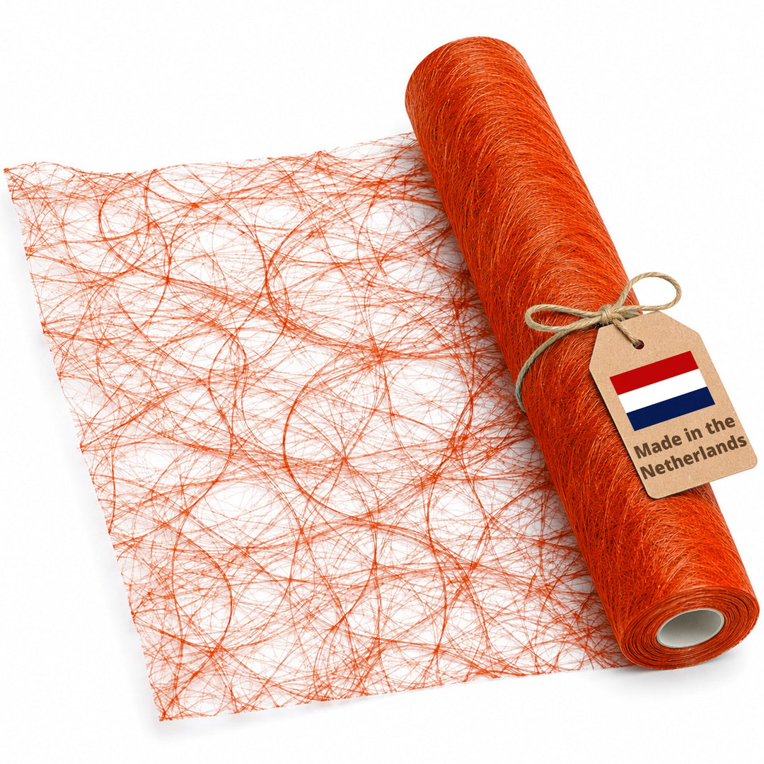 Sizoweb Tischläufer Tischband Dekoration Dekor Breite 30 cm Rollenlänge und Farbe wählbar Orange 25