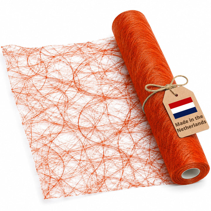 Sizoweb Tischläufer Tischband Dekoration Dekor Breite 30 cm Rollenlänge und Farbe wählbar Orange 25