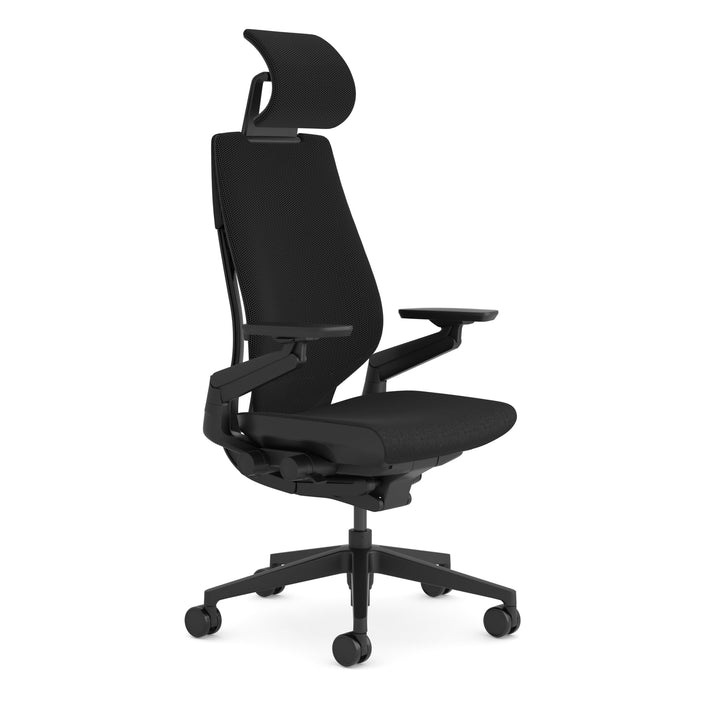 Steelcase Gesture Ergonomischer Bürostuhl mit 360° Armlehnen, 3D-Live Back Lumbalstütze, anpassbarer