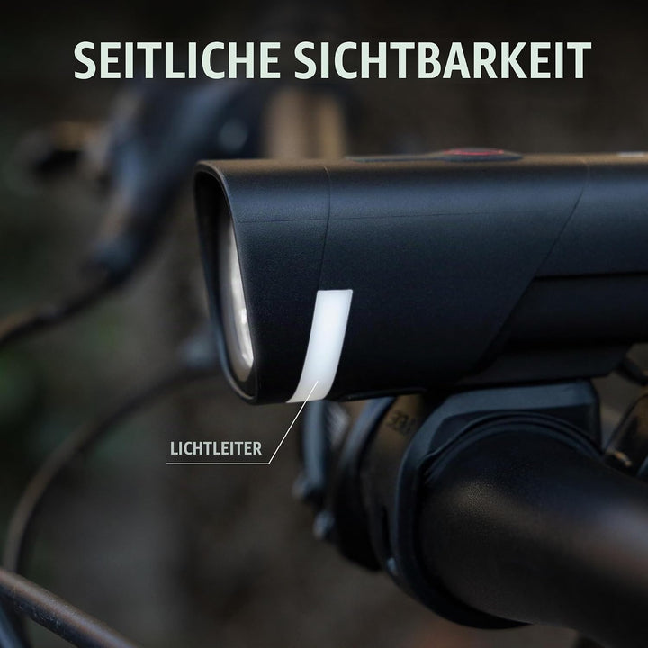 SIGMA LED Fahrradlicht Set Aura 40/ Hiro 10 | StVZO zugelassen, USB-C