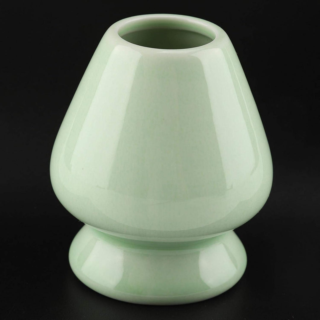 Matcha Besen Halter, Chasen Ständer grün 3,1x2,8x2,8 Zoll für japanisches Tee Zubehör, Grün