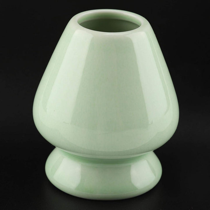 Matcha Besen Halter, Chasen Ständer grün 3,1x2,8x2,8 Zoll für japanisches Tee Zubehör, Grün