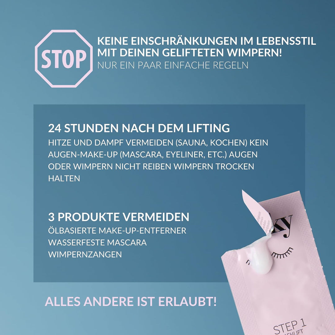 Wimpernlifting Set Maxi | Lash Lift Set | 100% Vegan und Tierversuchsfrei | Wimpern-Curling Kit | Na