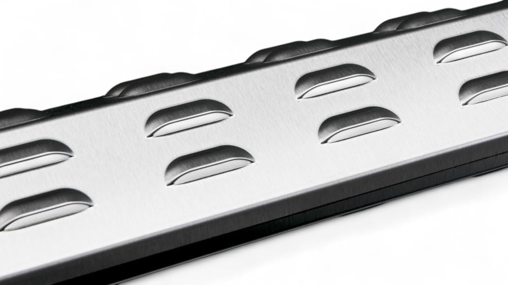 Koch #71 Massive Aromaschiene 385 x 65 x 63 x 1,25mm Flammenverteiler mit Kiemen für Weber 7636 + We