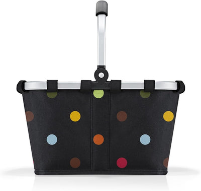 reisenthel carrybag XS dots– Stabiler Einkaufskorb mit praktischer Innentasche – Elegantes und wasse