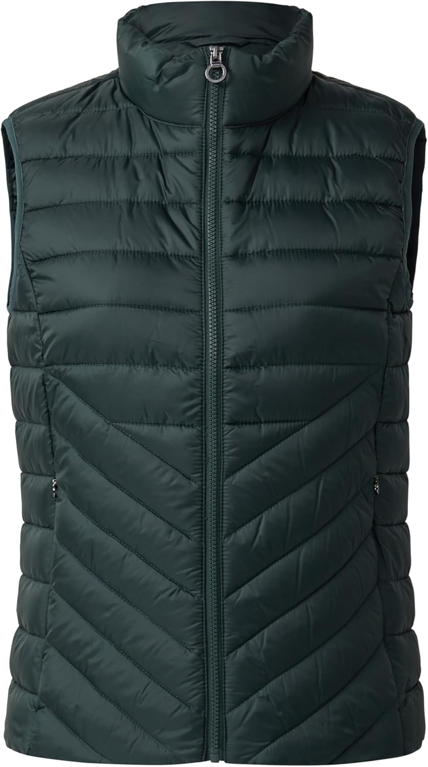 s.Oliver Herren Steppweste – Slim Fit, leicht gefüttert, Stehkragen – Funktional für Outdoor, Überga