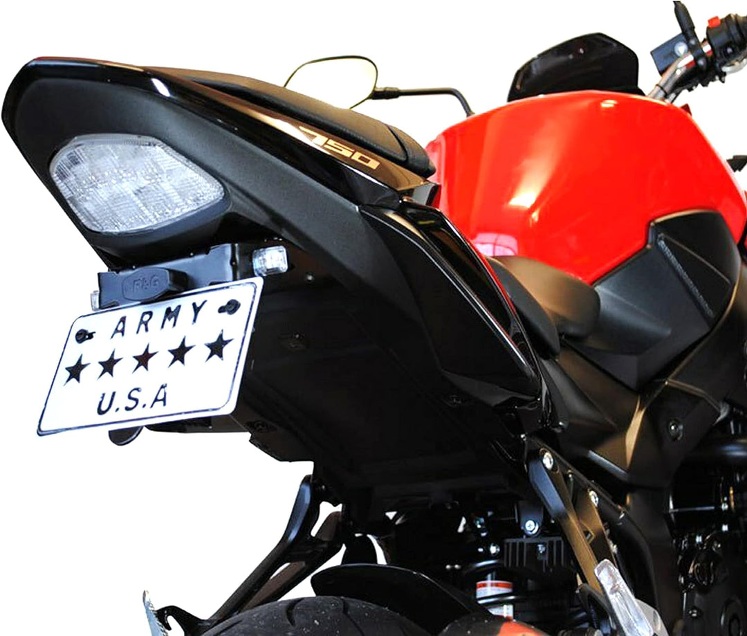 Universelle Blinklichter für Motorräder, E-Prüfzeichen, schwarz, mit Mikro-LED