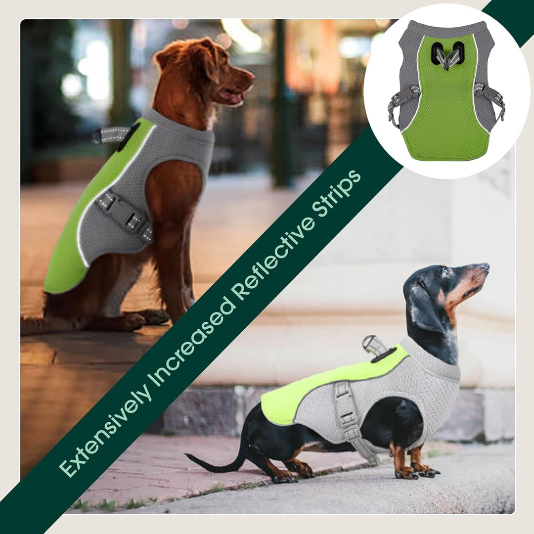 Kuoser Kühlweste für Hunde, Hundekühlungsmantel für heisse Sommertage, Atmungsaktive & Reflektierend