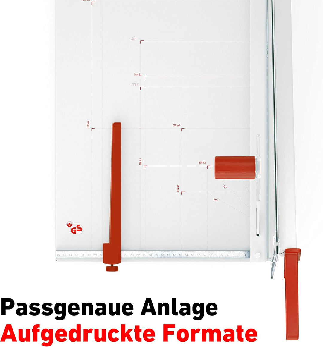 Ideal 1158 Schneidemaschine, Hebelschneider, Papierschneider (356 x 604 mm, Schnittlänge 580 mm, 40