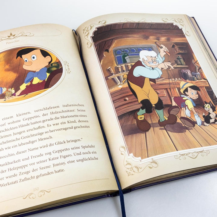 Disney: Das grosse goldene Buch der Disney-Geschichten: Hochwertig ausgestattet mit Lesebändchen, Go