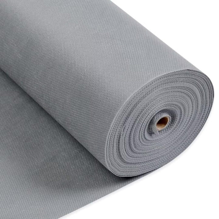 Tischdeckenrolle, 1.18 × 25M, Grau, Einweg Vlies Stoffähnlich Tischdecke Rolle, Meterware Tischtuchr