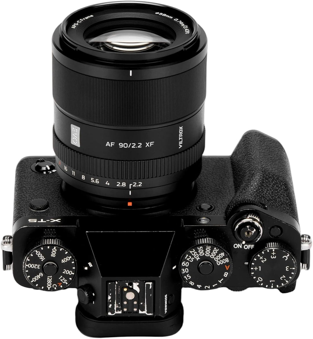 VILTROX 90mm F2.2 XF EVO Objektiv, AF 90mm f2.2 für Fuji X Mount, Autofokus APS-C Objektiv für Fujif
