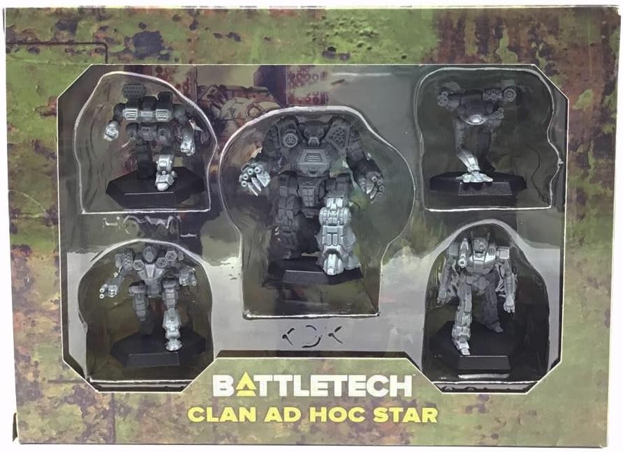 Catalyst Game Labs - BattleTech Clan Ad Hoc Star - Miniature Game -English Version