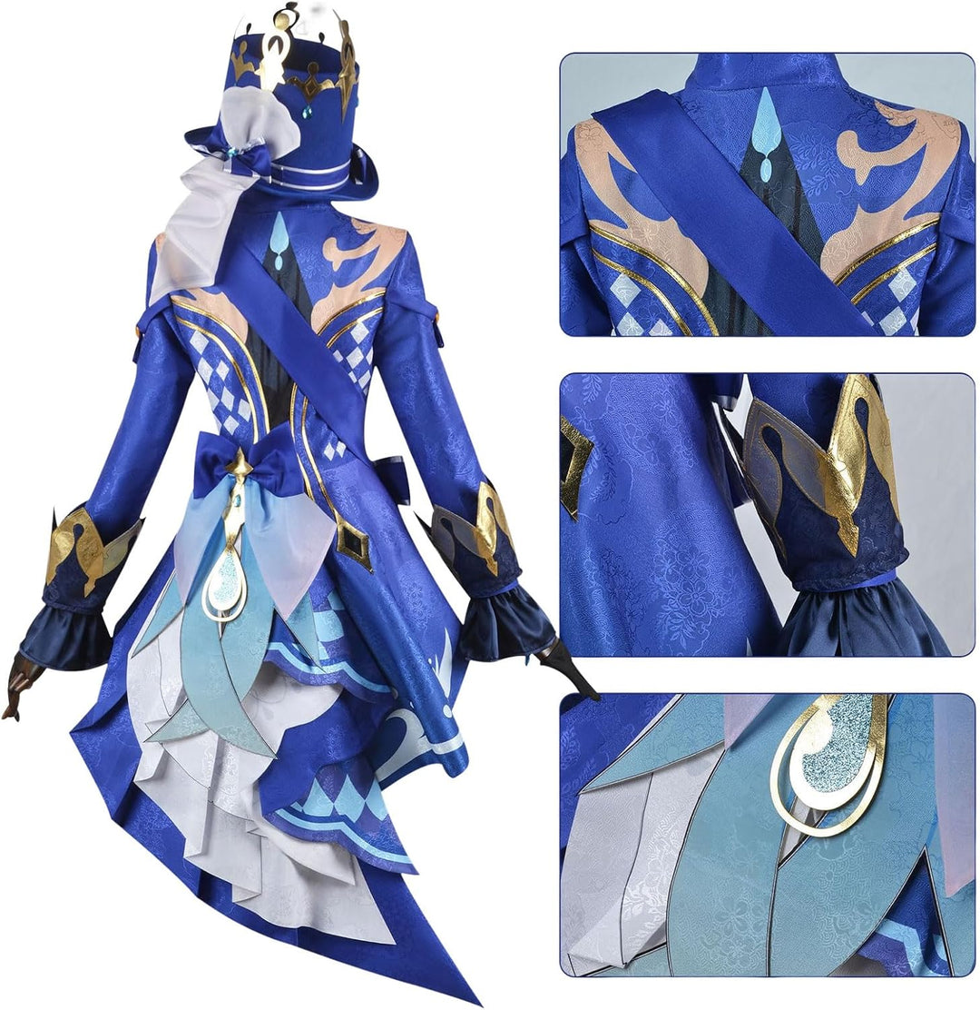 Genshin Cosplay Venti Yae Miko Raiden Shogun Arlecchino Cosplay Kostüm Skirk Cosplay Halloween Anzug