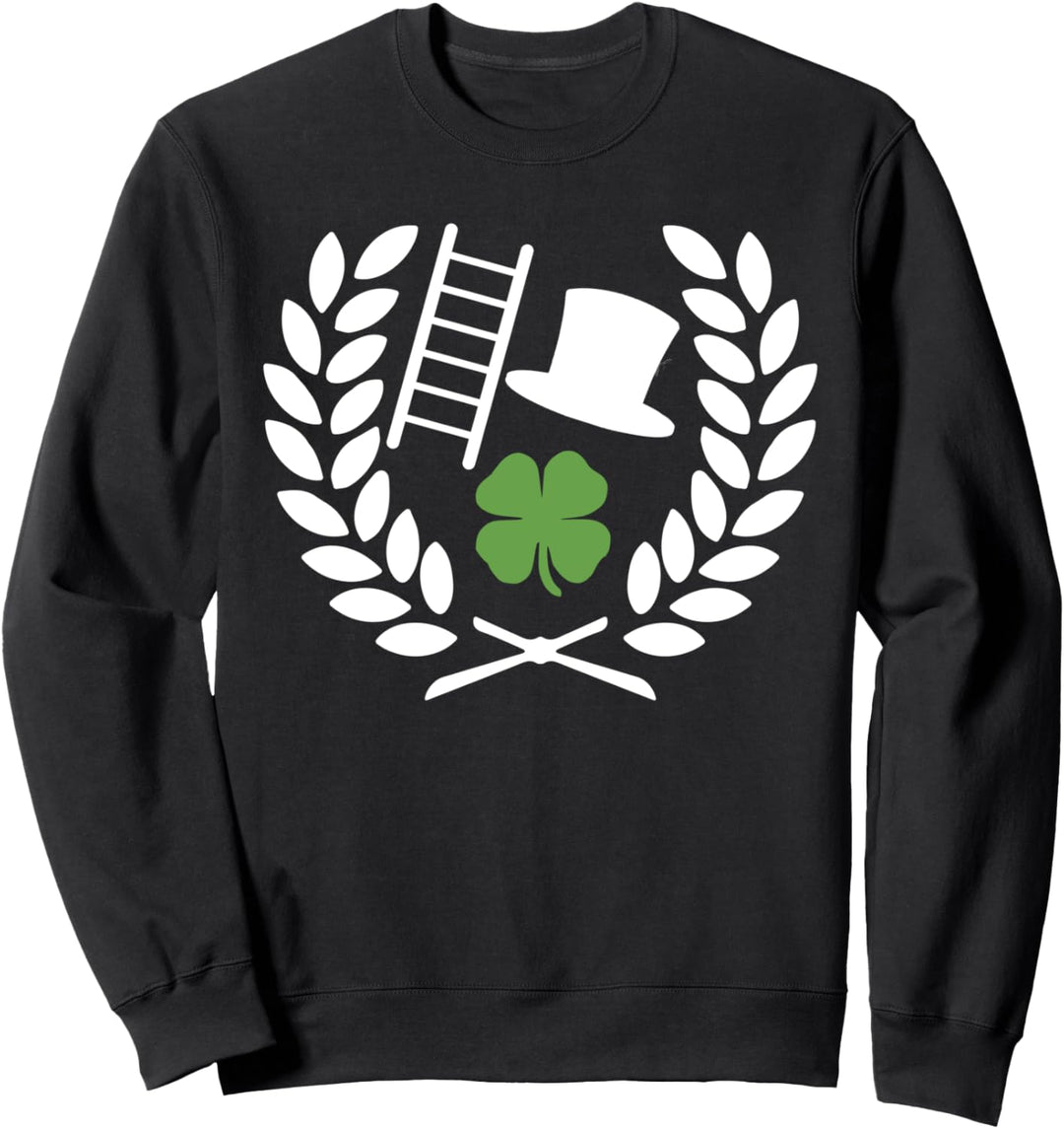 Lustiges Schornsteinfeger Shirt Kleeblatt Arbeit Geschenk Sweatshirt